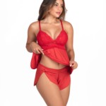 Short doll em microfibra lisa - Lucia