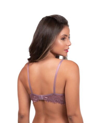 Soutien de bojo em microfibra e renda - Felicia