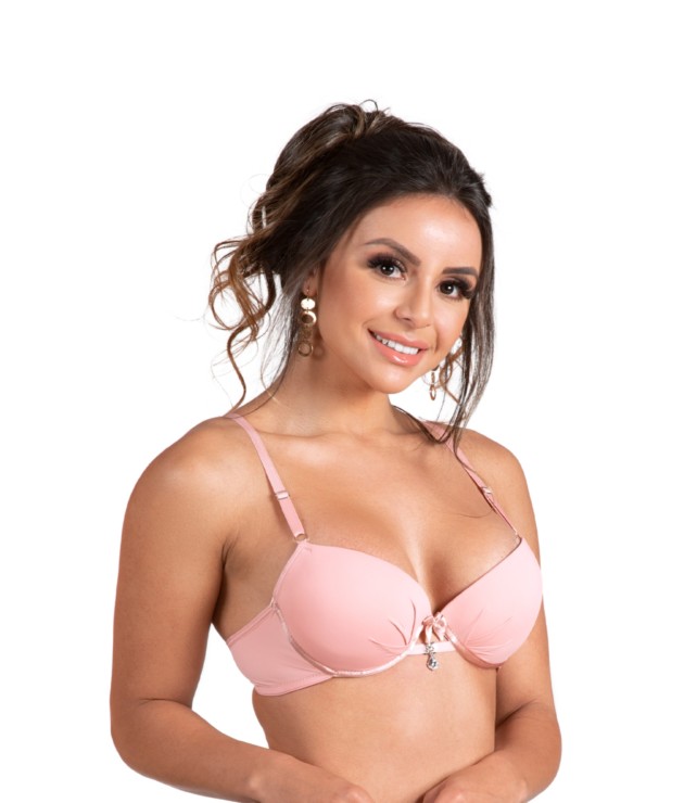 Soutien de microfibra com brilho - Naide