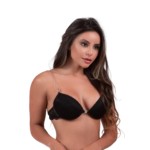 Sutiã com silicone nas alças em microfibra lisa - Bruna