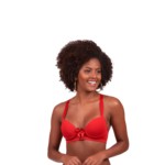 Sutiã nadador em microfibra lisa - Alexia