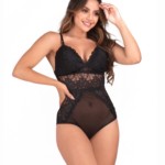 Body em renda e tule - Morgana