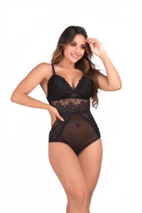 Body em renda e tule - Morgana