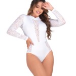 Body manga longa - Mel