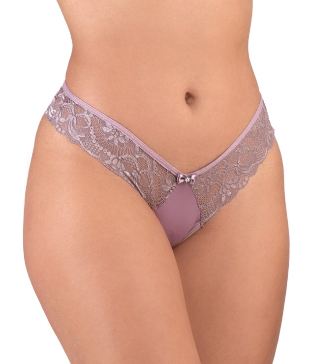 Calcinha fio dental em renda mecânica - Francieli