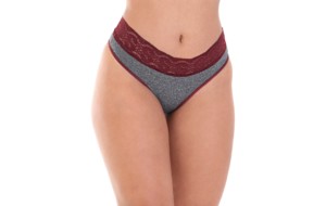 Calcinha mescla sensual com renda - Malu