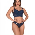 Conjunto de bojo em renda - Celina