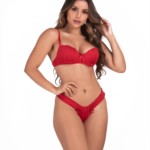 Conjunto de lingerie em microfibra - Maia