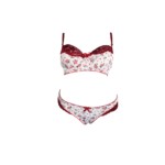 Conjunto em microfibra estampada - Simone