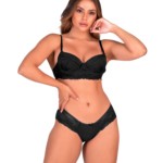Conjunto reforçado com calcinha sensual - Chris