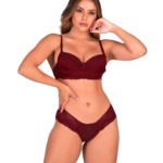 Conjunto reforçado com calcinha sensual - Chris