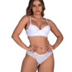 Conjunto reforçado com calcinha sensual - Chris