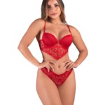 Conjunto sensual com transparência - Hilda