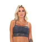 Cropped sem bojo com forro de algodão