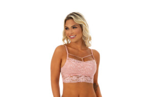 Cropped sem bojo com forro de algodão