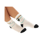 Kit 3 Meias Enzo Feminina Estampa Variada