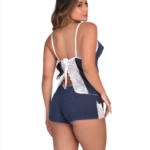 Short doll com renda aberto nas costas - Mariana