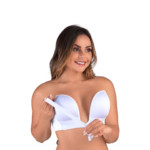 Soutien decote frente única