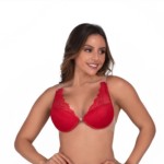 Sutiã com tule e costa invisível - Monique