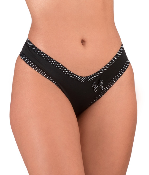 Tanga em viés com poá - Mandy