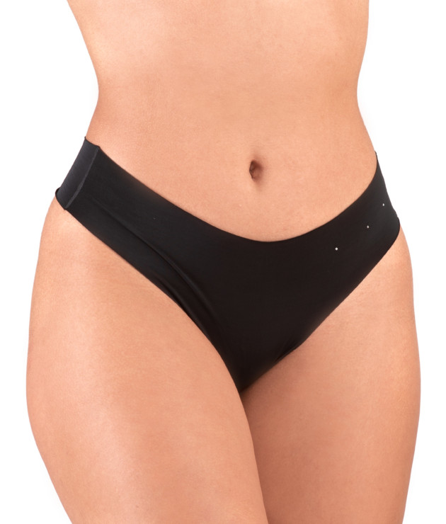 Tanga sem costura em microfibra - Sheila