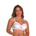 Soutien sem bojo em renda desenhada