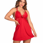 Camisola sensual com renda