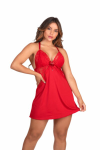 Camisola sensual com renda