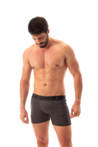 Cueca Boxer Risca Giz