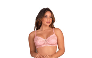 Soutien sem bojo em renda desenhada