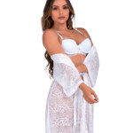 Robe de renda vazada