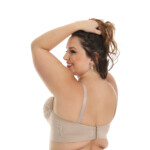 Soutien plus com pala de sustentação chocolate costas