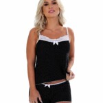 Baby Doll em liganete estampado