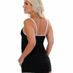 Baby Doll em liganete estampado