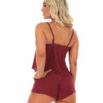 Baby Doll em liganete estampado