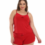 Baby Doll Plus Size com Renda