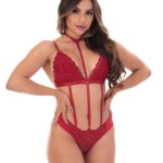 Body sexy com gargantilha - Karen