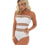 Body em microfibra e tule