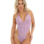 Body sensual em renda vazada