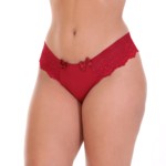Calcinha com pala dupla em renda