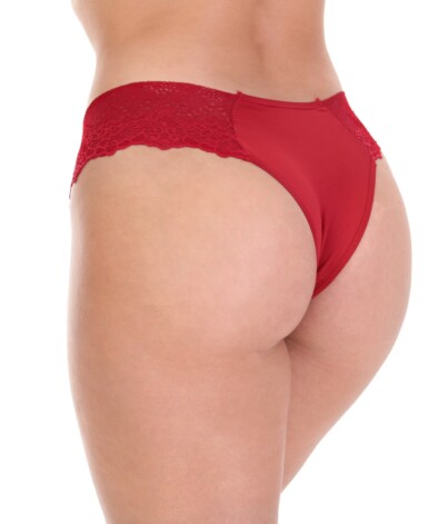 Calcinha com pala dupla em renda