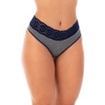 Calcinha mescla sensual com renda - Malu