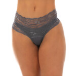Calcinha com renda brilhosa