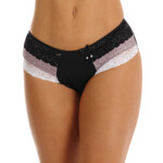 Calcinha conforto com renda colorida