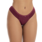 Calcinha em algodão duplo nas laterais