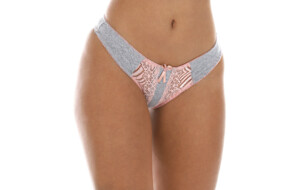 Calcinha em algodão mesclado