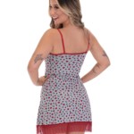 Camisola em algodão estampado