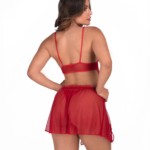 Camisola em tule com calcinha - Noemi