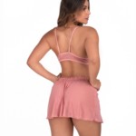 Camisola em tule com calcinha - Noemi