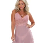 Camisola em tule com pérolas